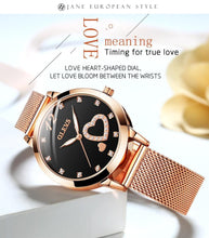 将图片加载到图库查看器，Luminous hands heart-shaped ladies watch - 1203

