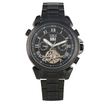 将图片加载到图库查看器，Luxury Jaragar Wrist Watch Automatic Sport Calendar Tourbillon Rubber Watch - 1203
