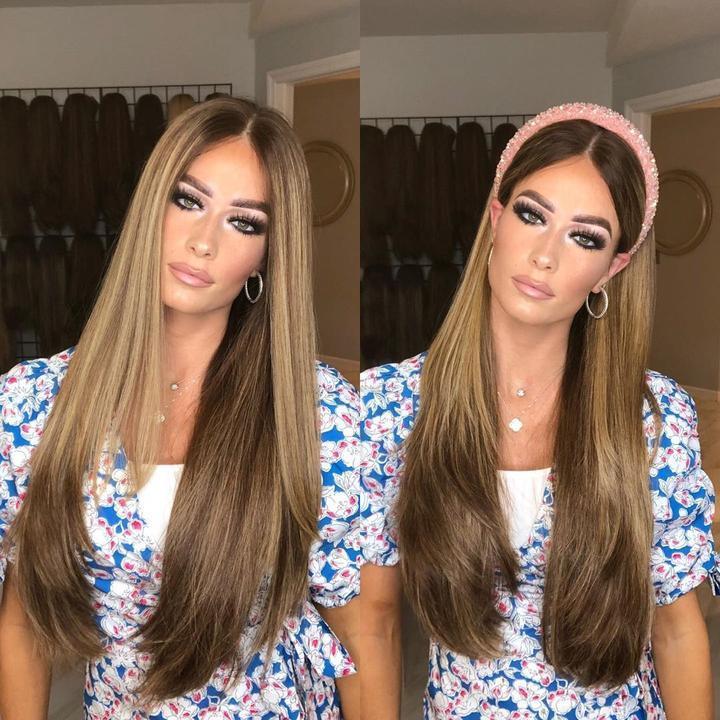 Perfect Summer Brown Straight Long Wig