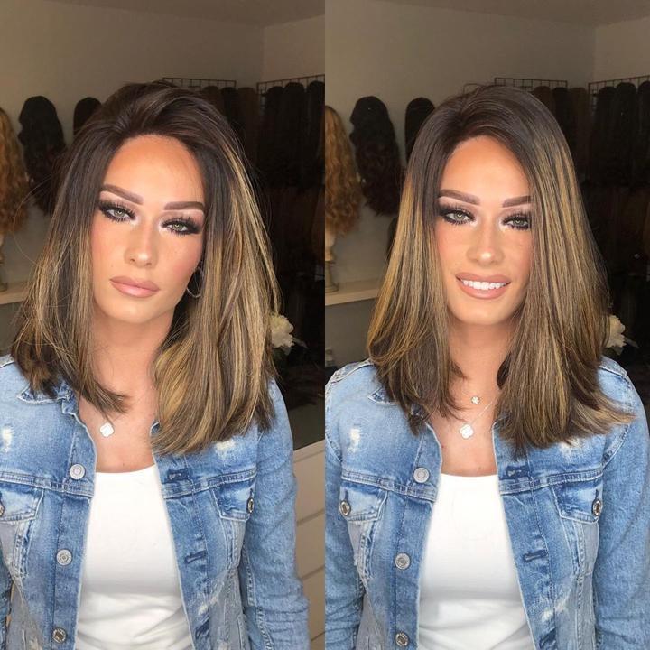 Pretty short straight wig