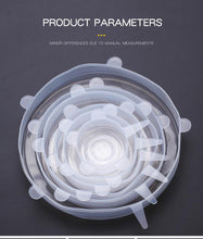 将图片加载到图库查看器，Silicone Stretch Lids - Set For 6 - 1203
