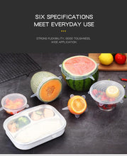 将图片加载到图库查看器，Silicone Stretch Lids - Set For 6 - 1203
