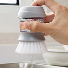 将图片加载到图库查看器，Soap Dispensing Palm Brush - 1203
