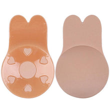 将图片加载到图库查看器，Women Push Up Self-Adhesive Silicone Strapless Invisible Bra Reusable Adhesive Breast Lifting Tape
