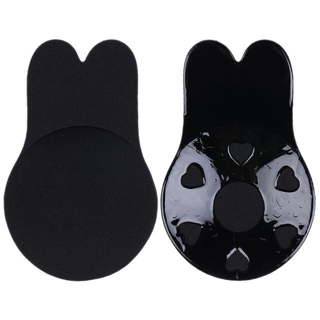 Women Push Up Self-Adhesive Silicone Strapless Invisible Bra Reusable Adhesive Breast Lifting Tape