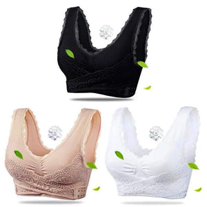 Anti-Sagging Wirefree Breathable Sports Bra(Set Of 3)