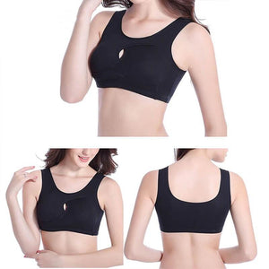 Anti-sagging Wirefree Bra (Set of 3) Fonsany Blackx3 S 