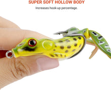将图片加载到图库查看器，Rubber Frog Fishing Bait-Realistic Frog Bait
