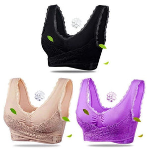 Anti-Sagging Wirefree Breathable Sports Bra(Set Of 3)