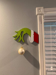 Christmas thief Hand cut out