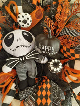 将图片加载到图库查看器，🎃Halloween Wreath Nightmare Before Christmas Wreath
