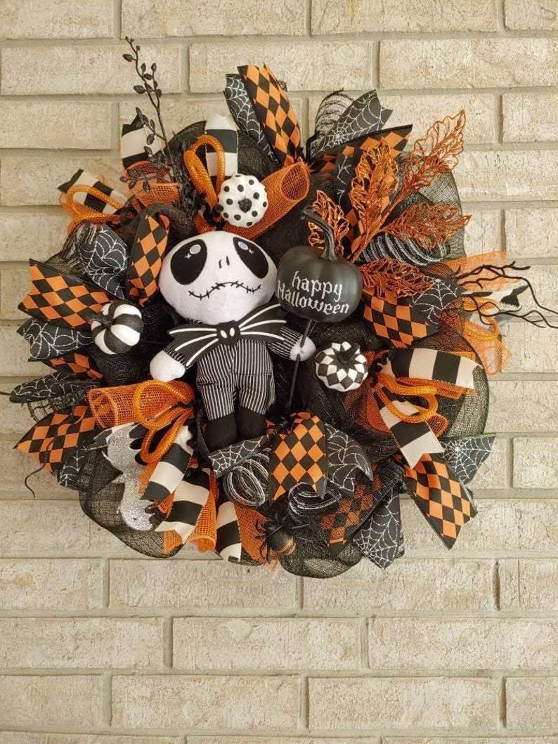 🎃Halloween Wreath Nightmare Before Christmas Wreath