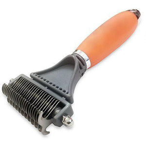 Dematting Comb with 2 Sided Professional Grooming Rake for Cats & Dogs