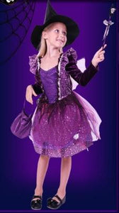 Happy Halloween girl witch costume - 1203