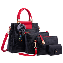 将图片加载到图库查看器，Ceossman 4pcs/Set Women Bag Ladies Hand Bags Luxury Handbags Women Bags Designer Bags For Women 2020 Handbag PU Composite Bag
