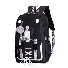 将图片加载到图库查看器，Large school bags for teenage girls usb with lock Anti theft backpack women Book bag big High School bag youth Leisure College
