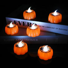 将图片加载到图库查看器，Halloween pumpkin candle LED light - 1203
