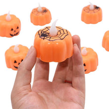 将图片加载到图库查看器，Halloween pumpkin candle LED light - 1203
