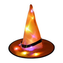 将图片加载到图库查看器，Halloween LED glowing witch hat - 1203
