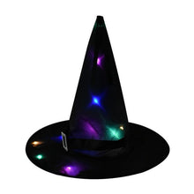 将图片加载到图库查看器，Halloween LED glowing witch hat - 1203
