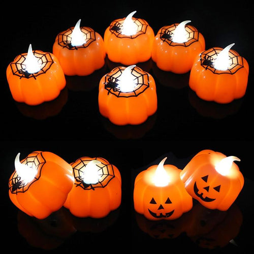 Halloween pumpkin candle LED light - 1203