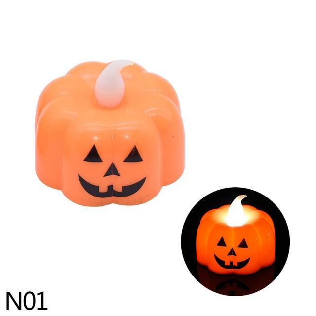 Halloween pumpkin candle LED light - 1203