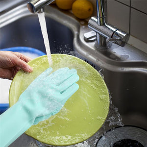 SILICONE DISH WASHING GLOVES - 1203