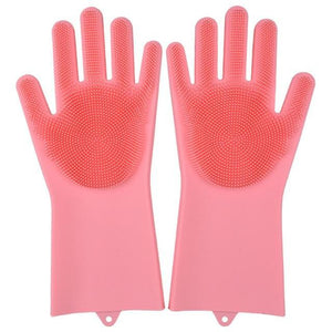 SILICONE DISH WASHING GLOVES - 1203