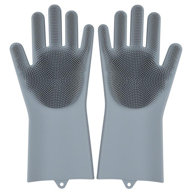 SILICONE DISH WASHING GLOVES - 1203