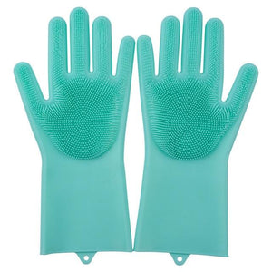 SILICONE DISH WASHING GLOVES - 1203