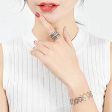 将图片加载到图库查看器，【Buy 1 Get 1 Free】Creative S925 Silver Ring, Bracelet And Puzzle Jewelry Box - A pot of wine
